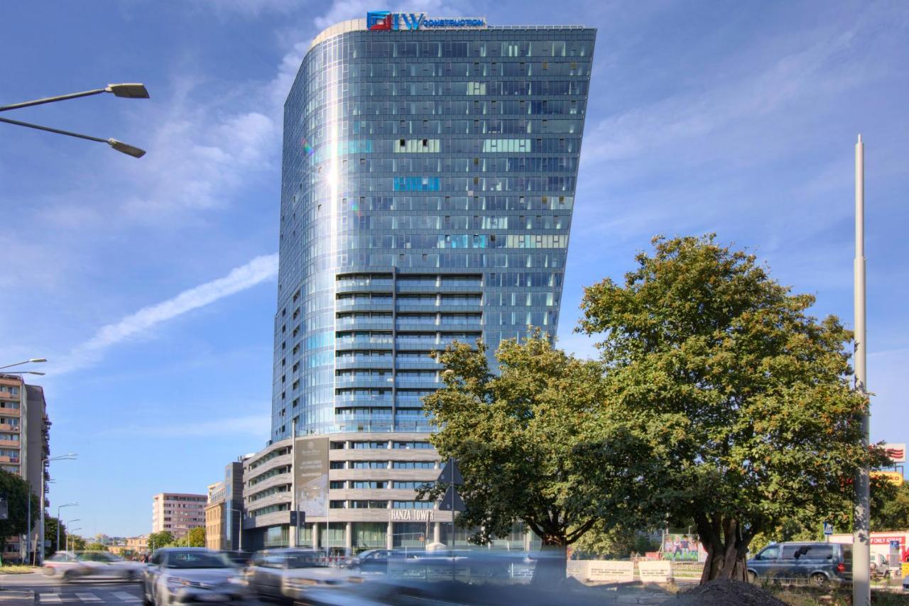 Apartments In - Hanza Tower - Sauna & Pool Szczecin Exteriör bild