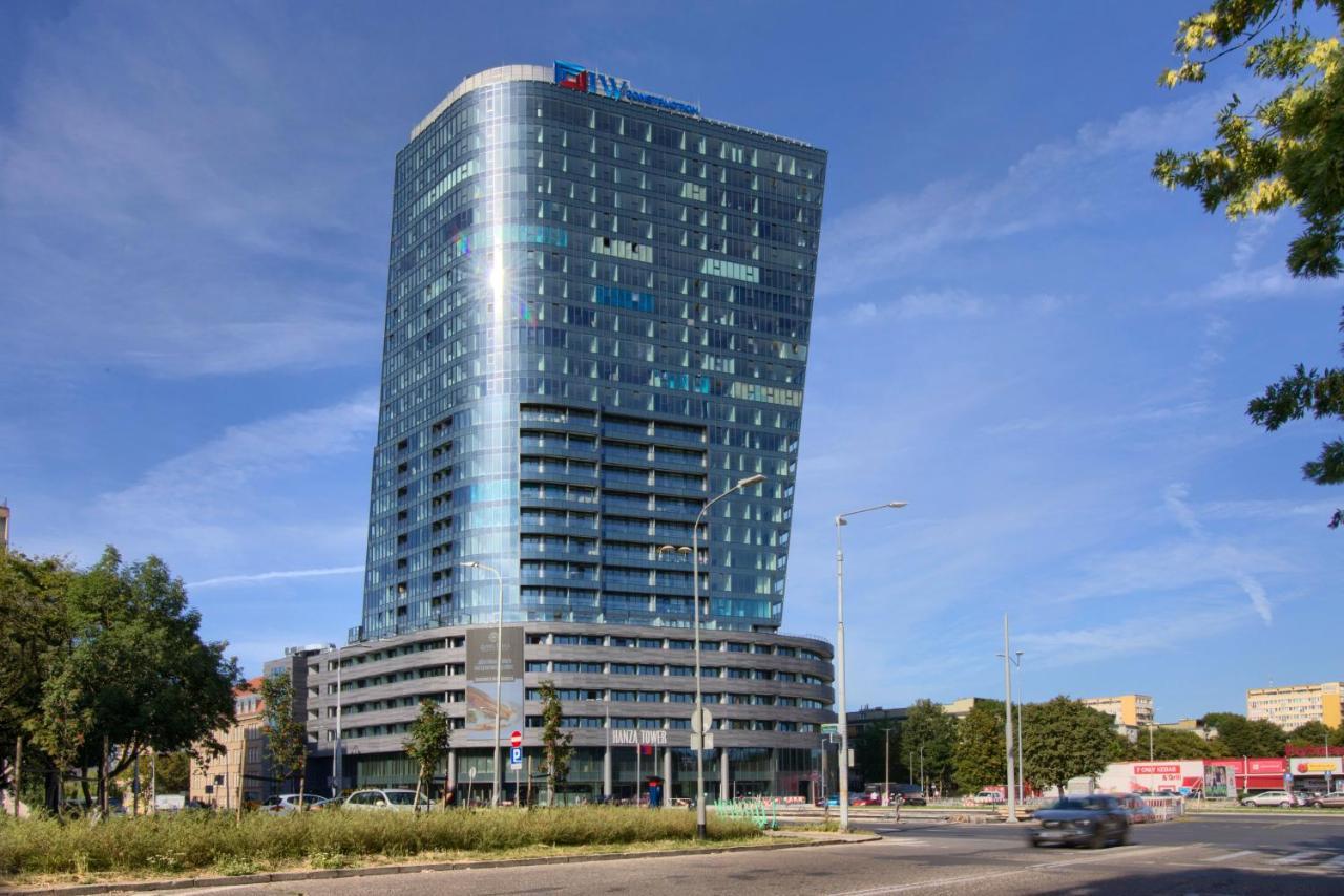 Apartments In - Hanza Tower - Sauna & Pool Szczecin Exteriör bild