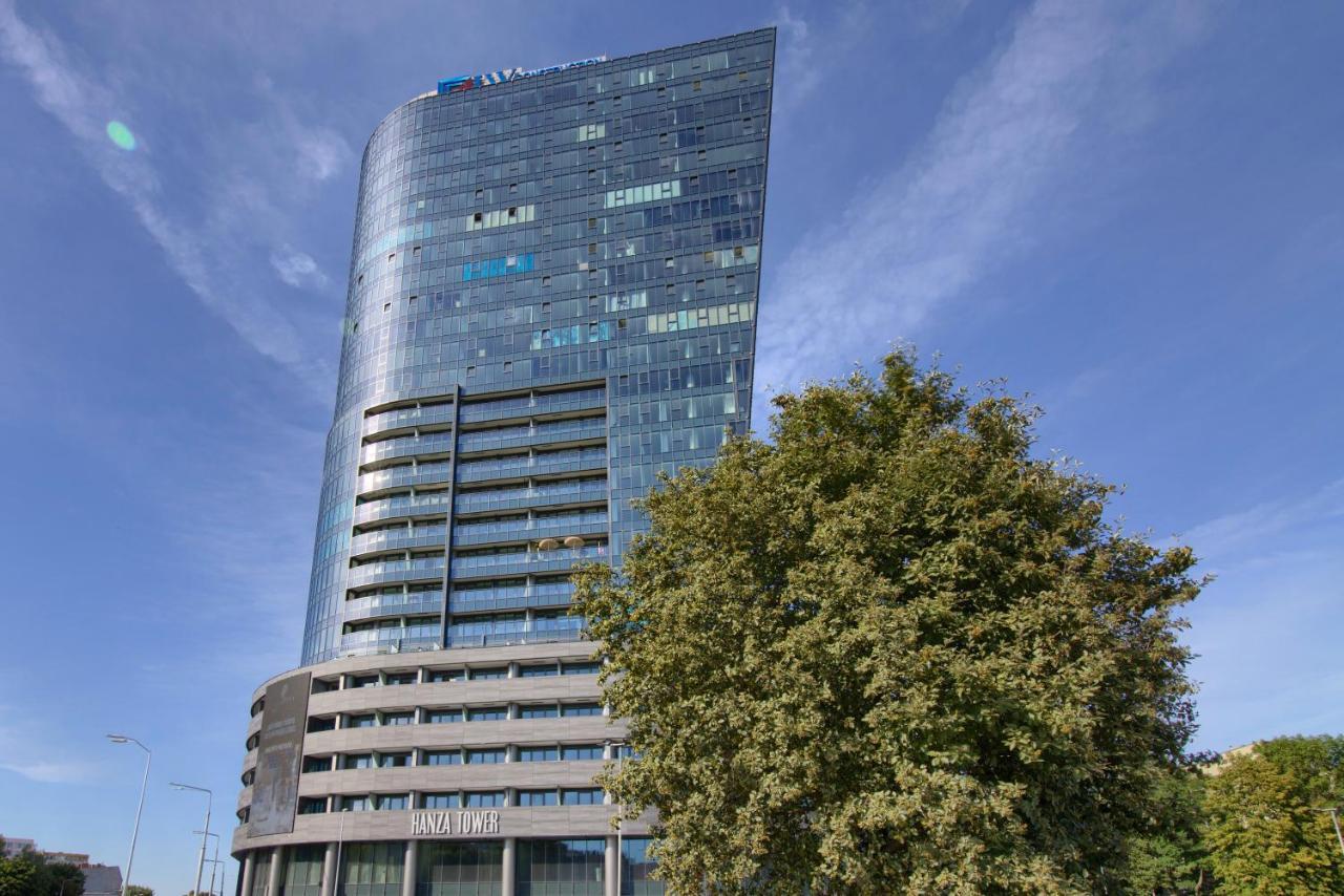 Apartments In - Hanza Tower - Sauna & Pool Szczecin Exteriör bild