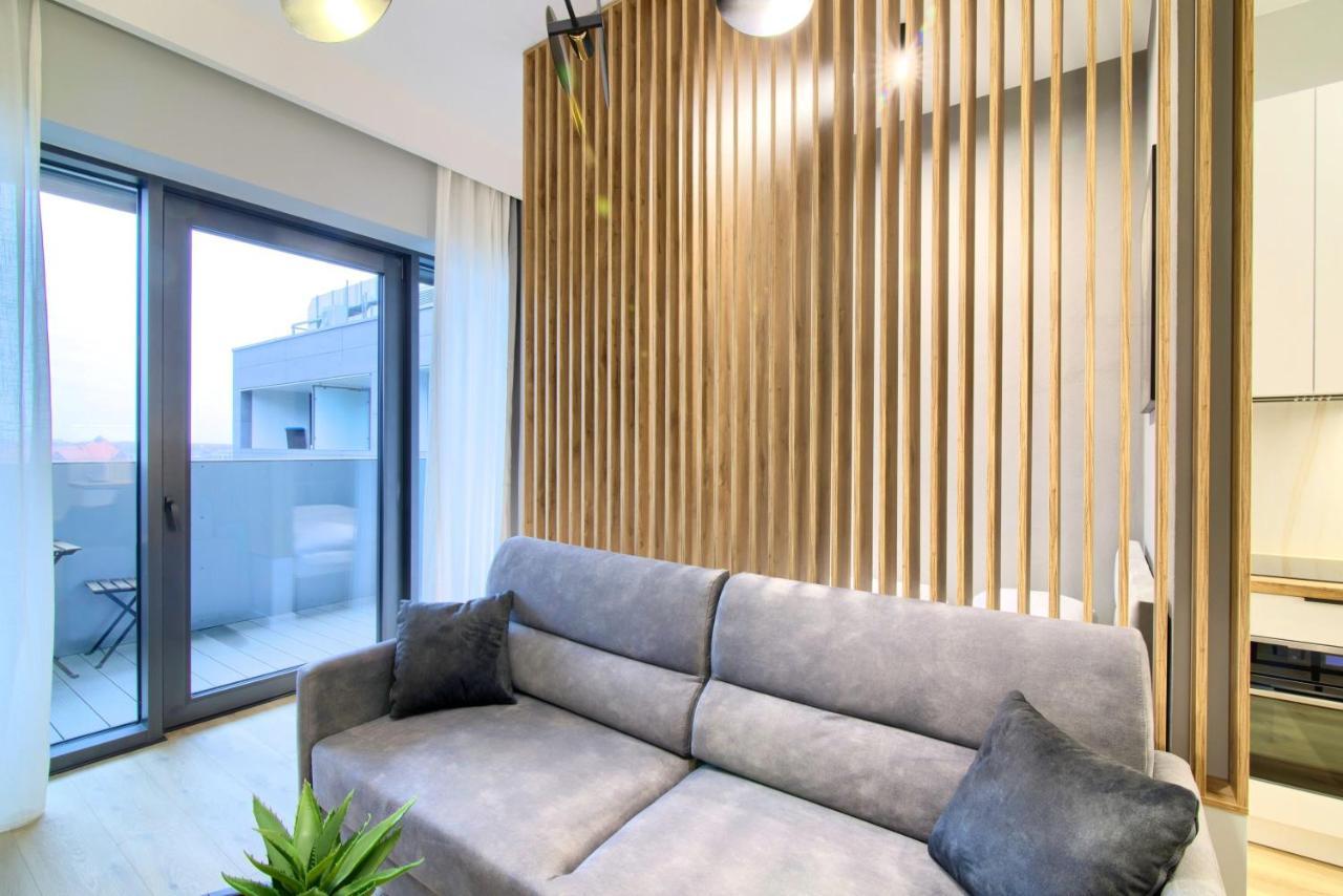 Apartments In - Hanza Tower - Sauna & Pool Szczecin Exteriör bild